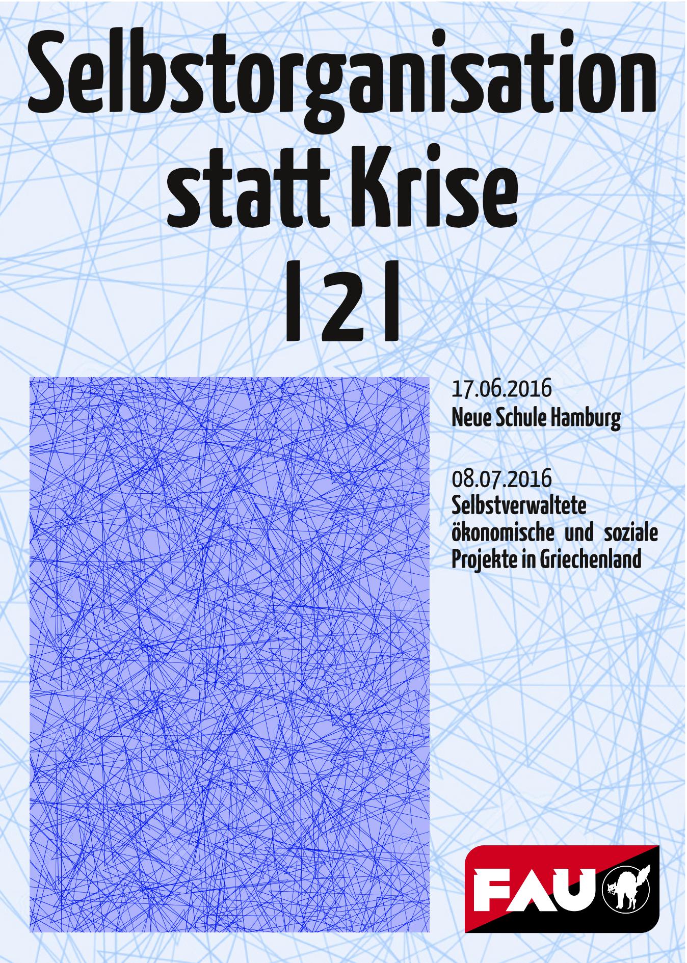 Selbstorganisation statt Krise 2 Flyer